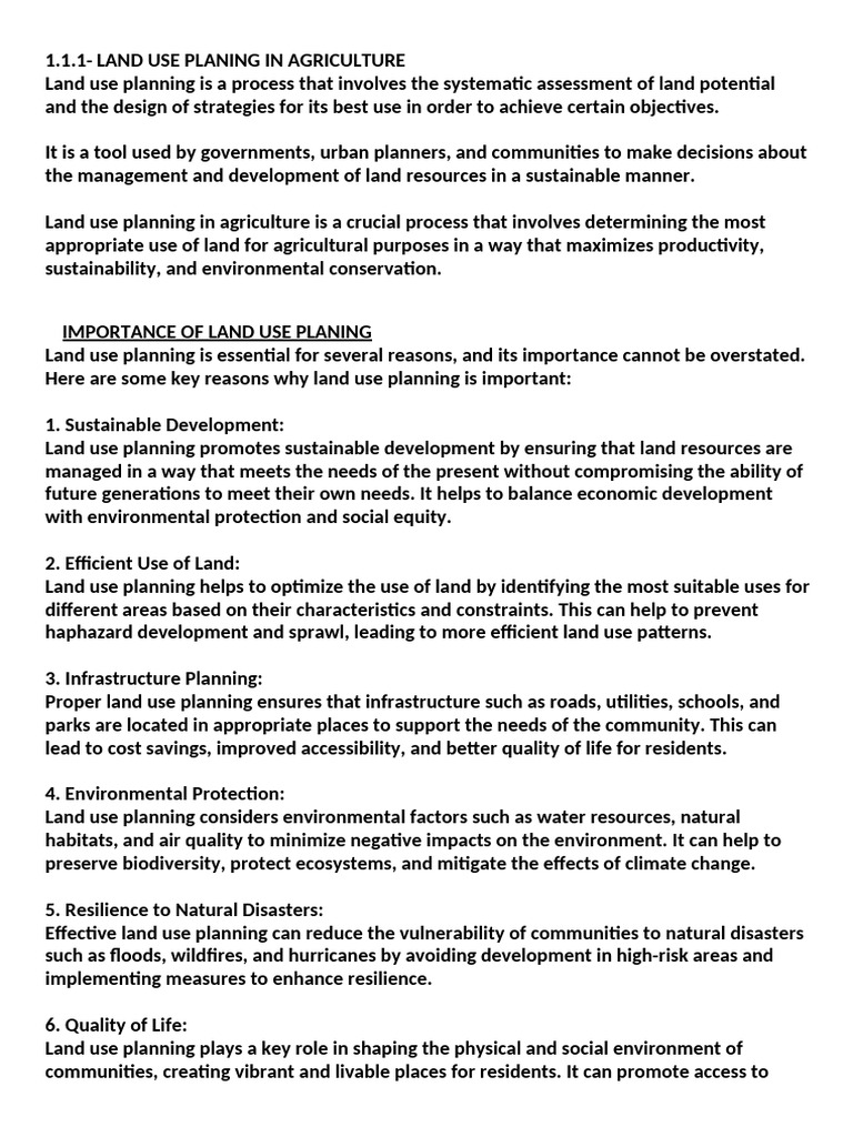 Agricultural Land Use Planning in Thailand | PDF | Agriculture | Grazing