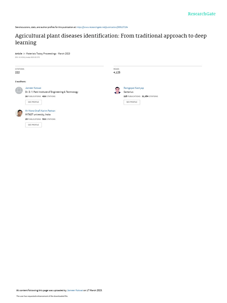 1 s2.0 S2214785323009343 Main | PDF | Deep Learning | Support Vector ...