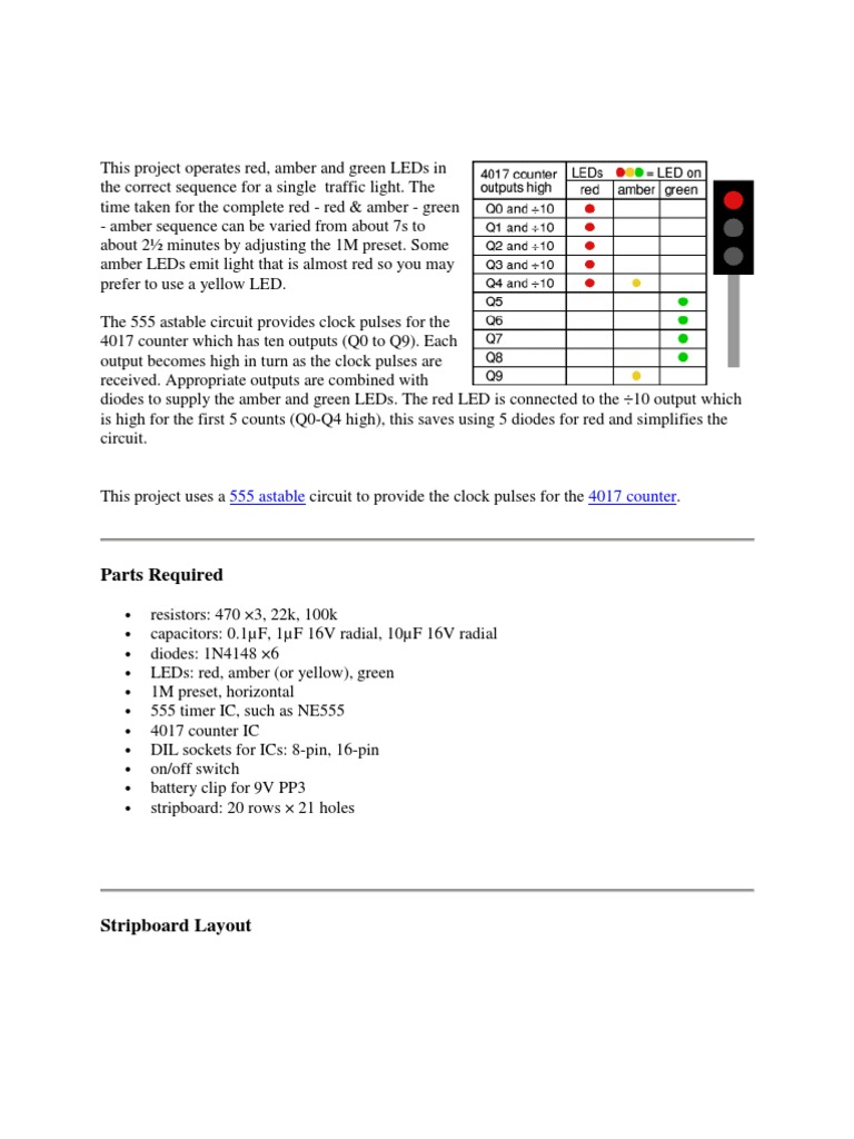 Traffic Light | PDF | Digital Electronics | Electronic Design