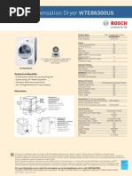 Bosch WTE86300US