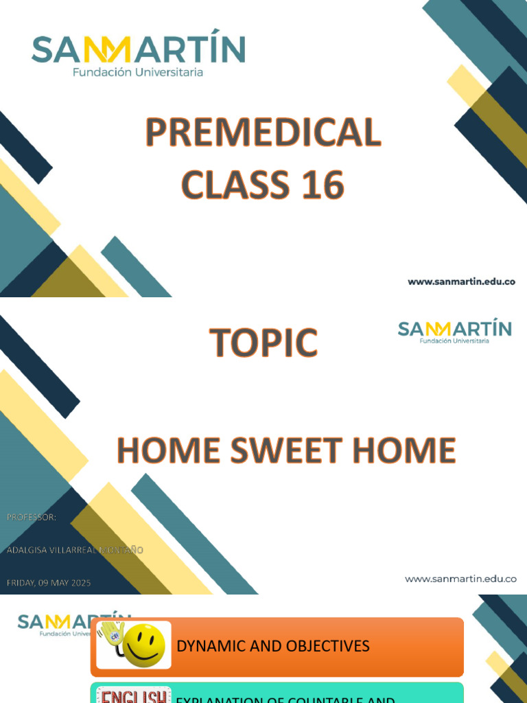 Class 16 - Home Sweet Home (09-May-2025) | PDF | Linguistic Typology ...