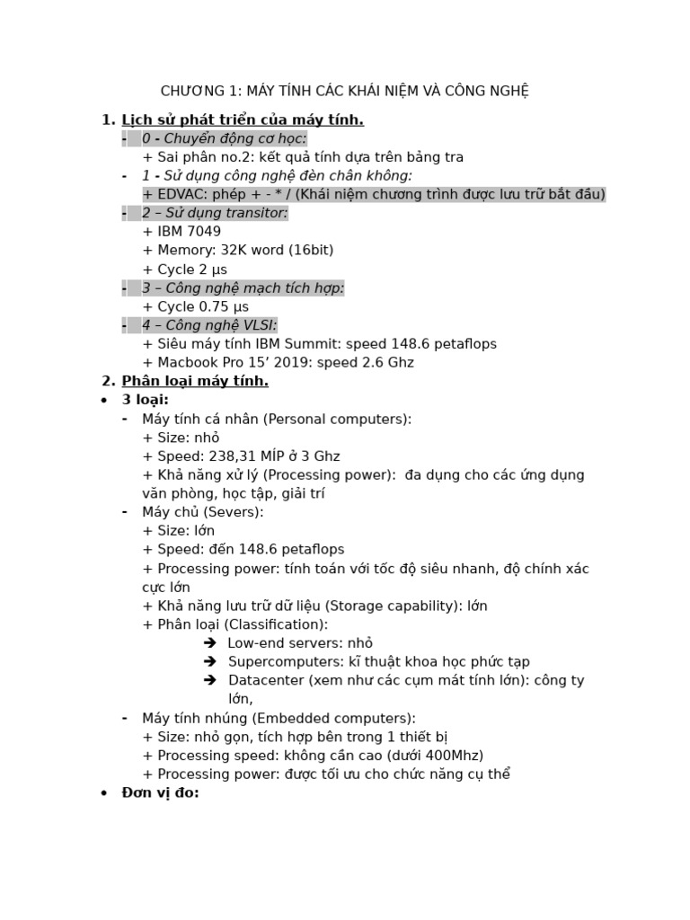 KTMT Chuong 1 | PDF