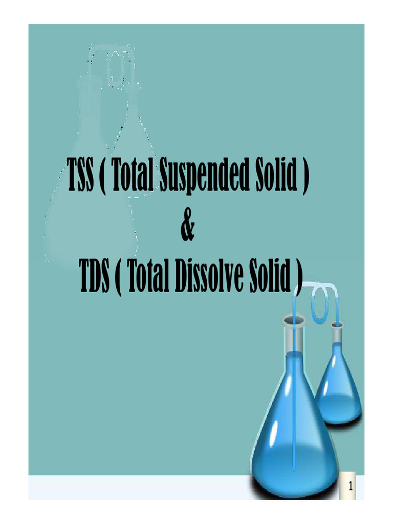 Perbandingan TSS dan TDS dalam Air | PDF