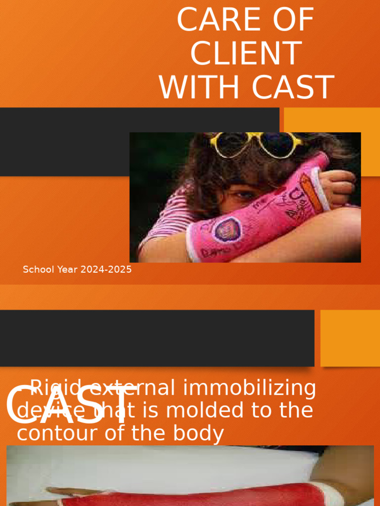Cast Care and Management Guide 2024 | PDF | Knee | Elbow