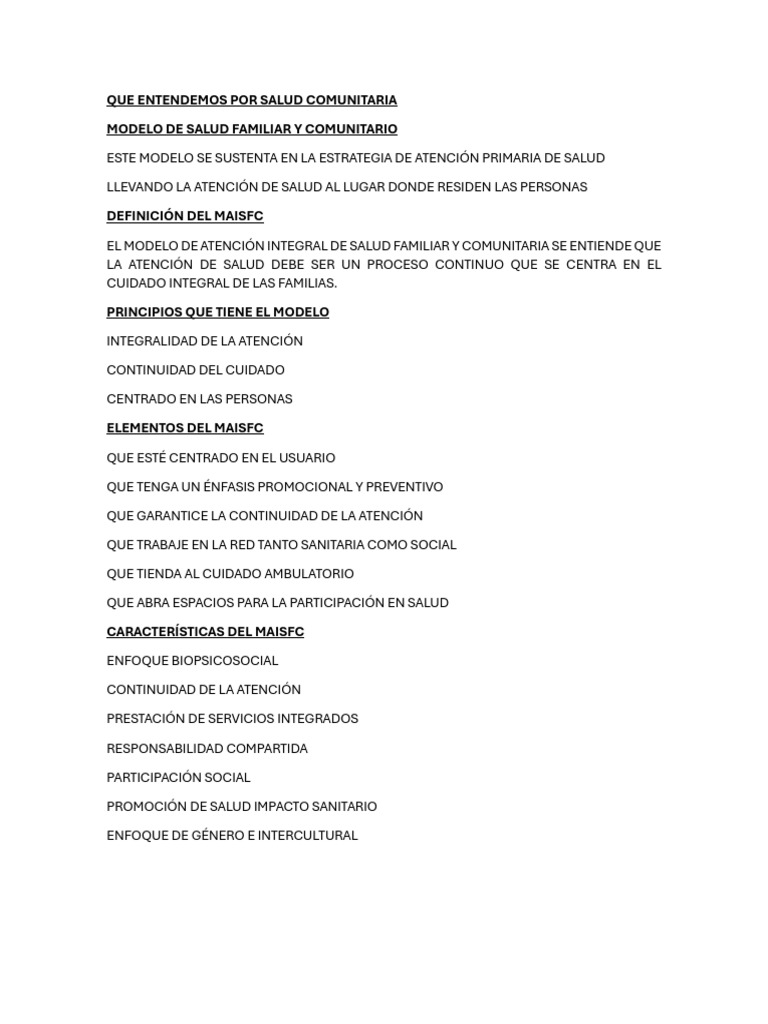 Salud y Comunidad | PDF | Cuidado de la salud