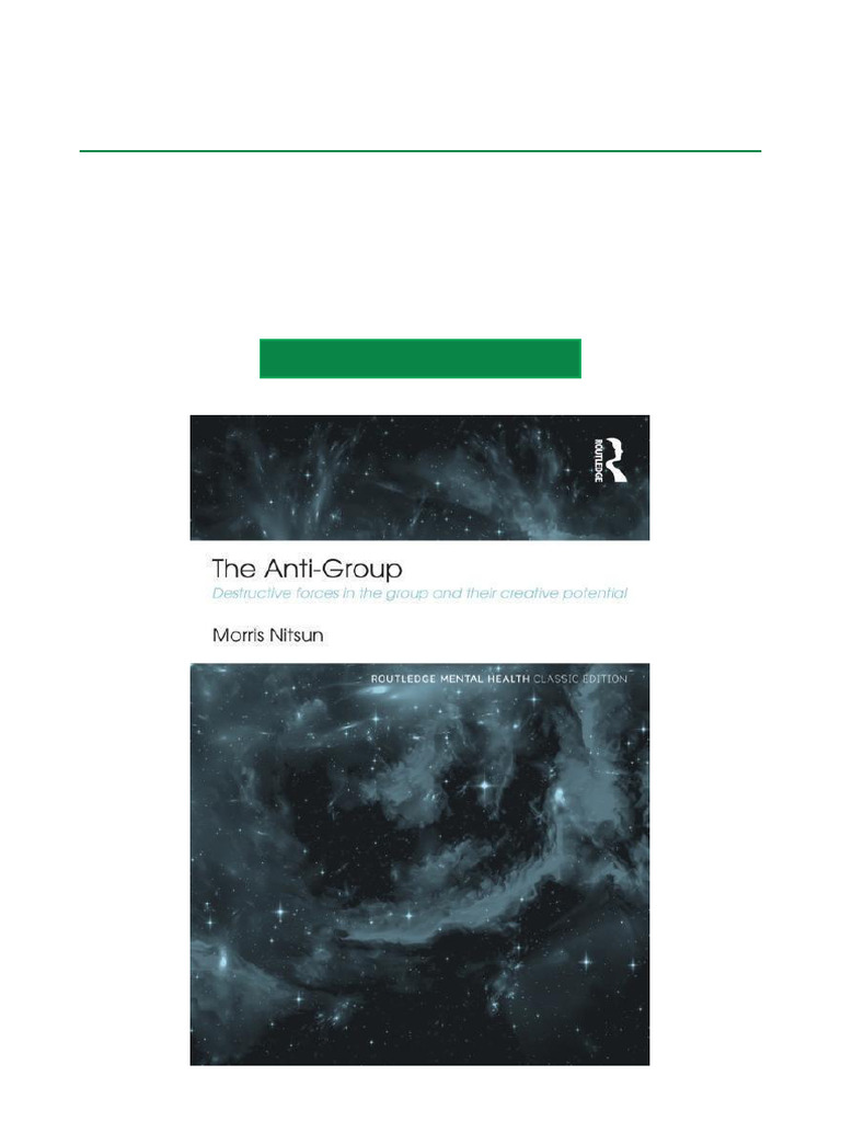 Award Winning The Anti Group Destructive Forces in The Group and Their ...