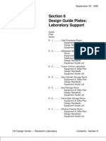 Section 6 Design Guide Plates: Laboratory Support: September 30, 1995