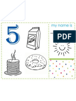 Birthday Placemat 5