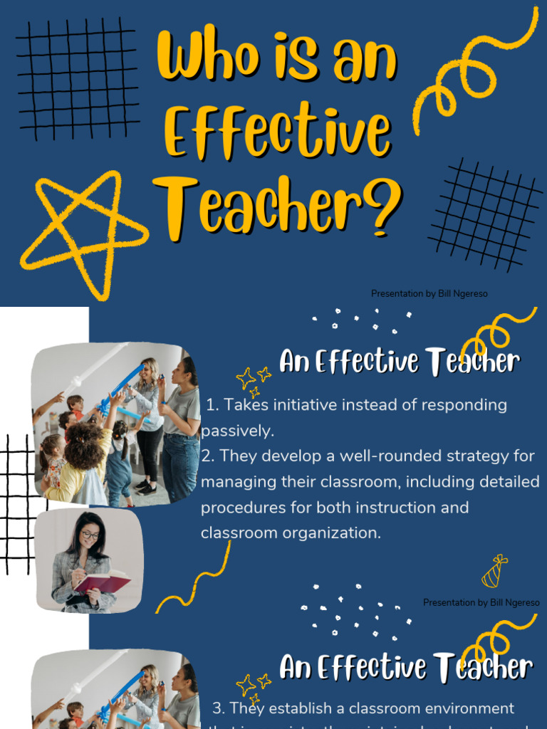 Characteristics of an Effective Teacher | PDF