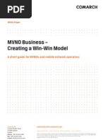 MVNO Business Creating A Win Win Model