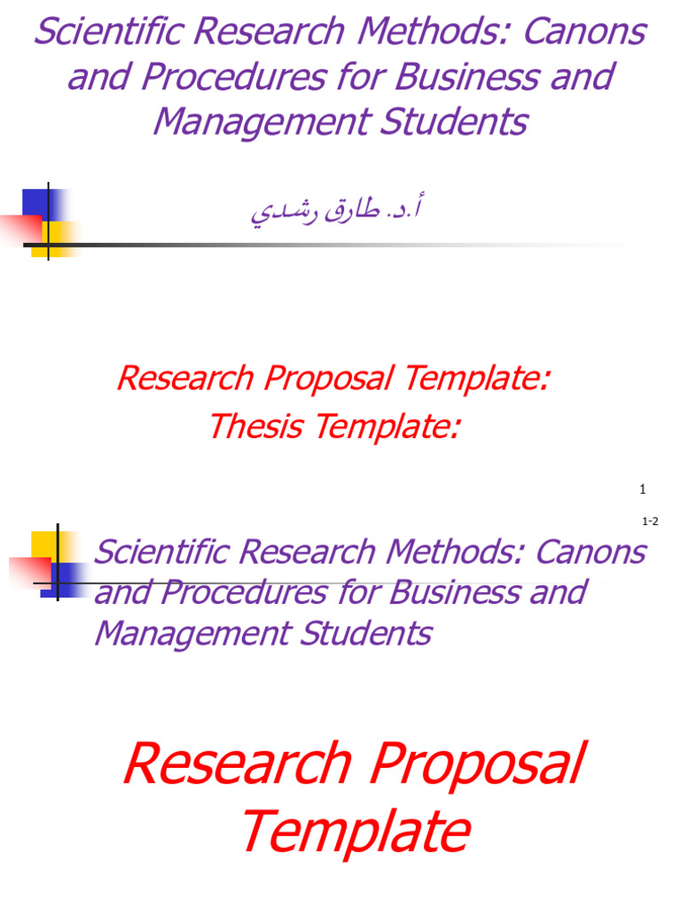 Research Proposal Template+ Theis Template (1) | PDF