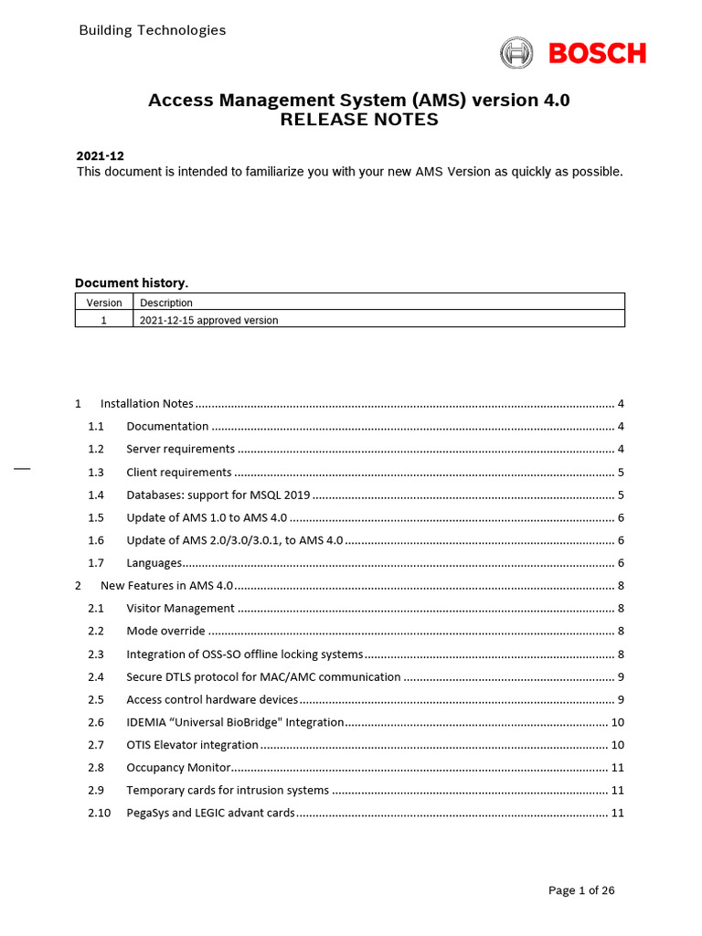 AMS 4.0 Release Notes Overview | PDF | Windows Registry | Windows 10