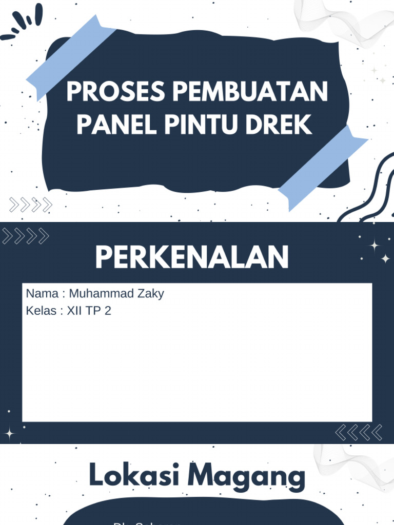 Laporan Proses Pembuatan Panel | PDF
