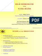 Solar Refrigerator: Speaker Professor and Energy Technology Consultant