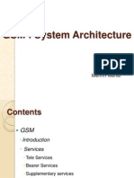 GSM System Architecture Overview