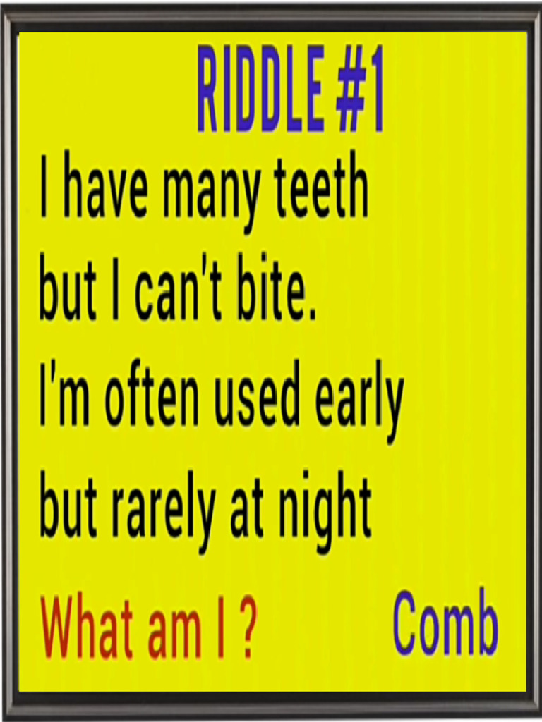 AG 23.riddles Eng. Reading Cards. | PDF