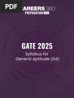 GATE 2026 General Aptitude Syllabus | PDF