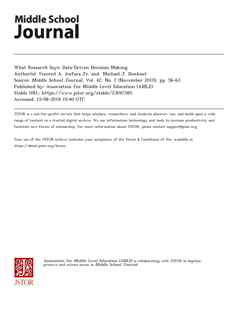 Data-Driven Decision Making in Education | PDF | Educational Assessment ...