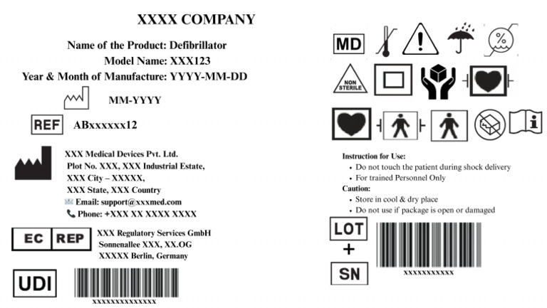 Demo Defibrillator Full Label | PDF