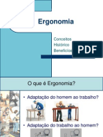 Definição de Ergonomia