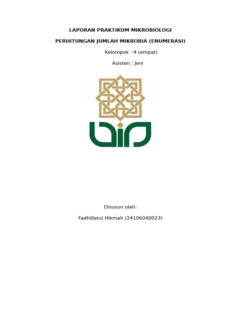Praktikum Enumerasi Mikrobia Tanah | PDF