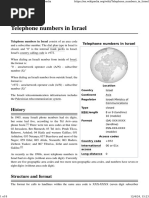 Syria Country Code and Numbering Plan | PDF | Syria | Telecommunications