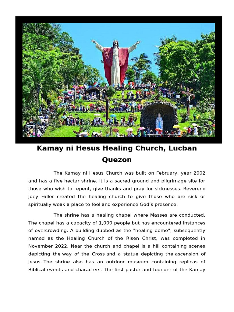 Kamay Ni Hesus Healing Church - Lucban Quezon | PDF