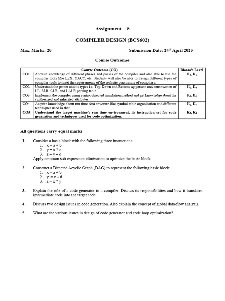 1157 Assignment 5 | PDF