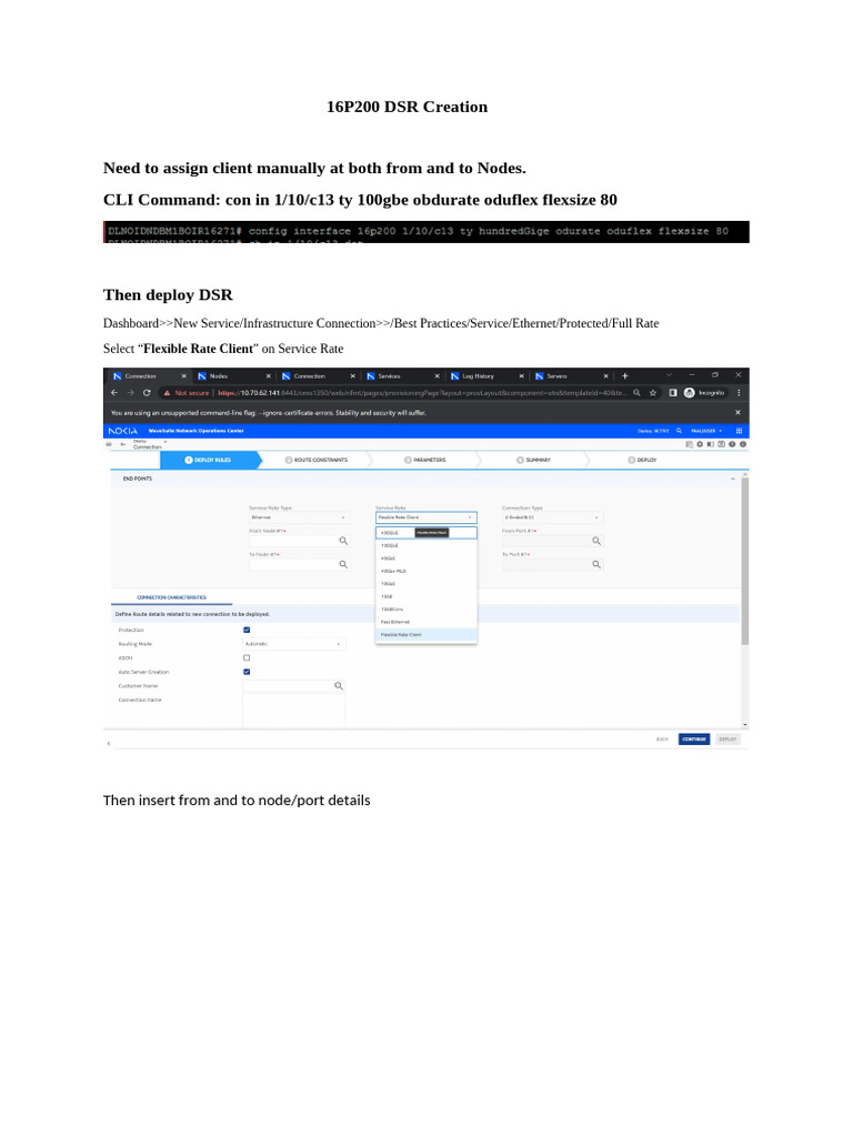 DSR Creation Guide for 16P200 | PDF