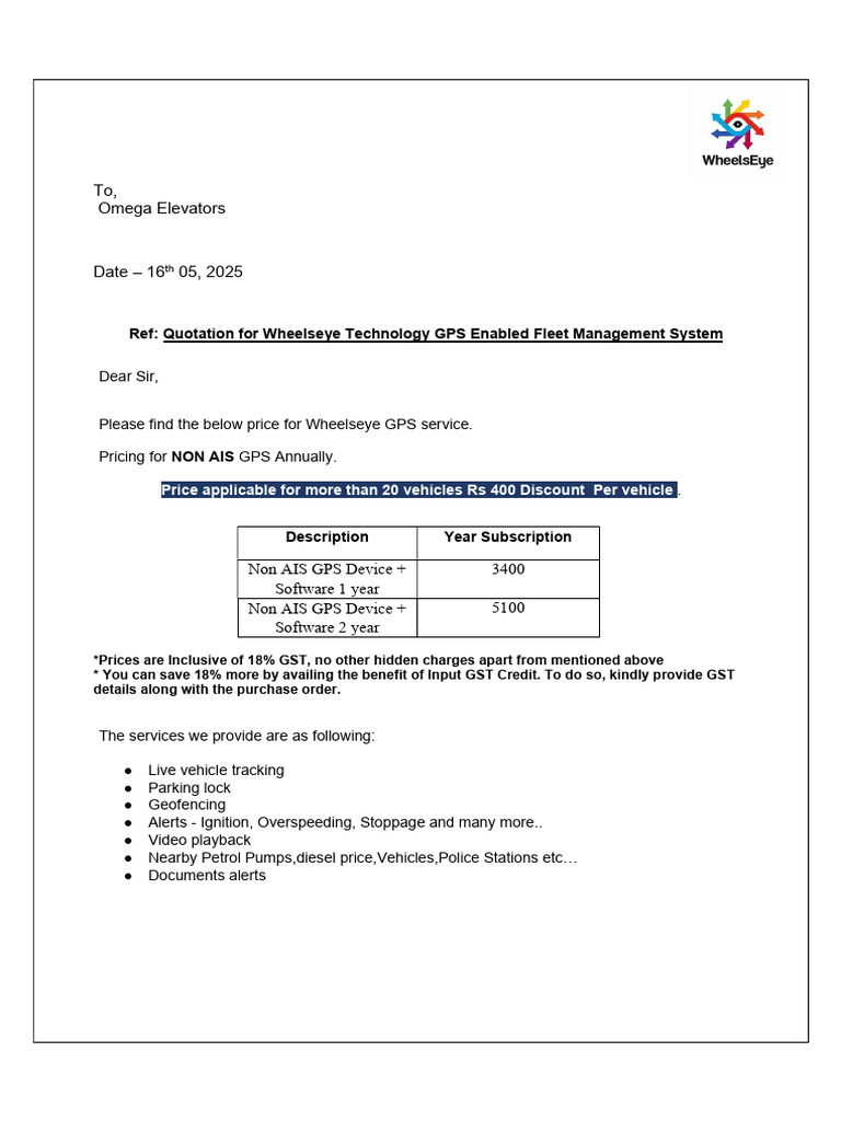 Omega Elevators GPS | PDF