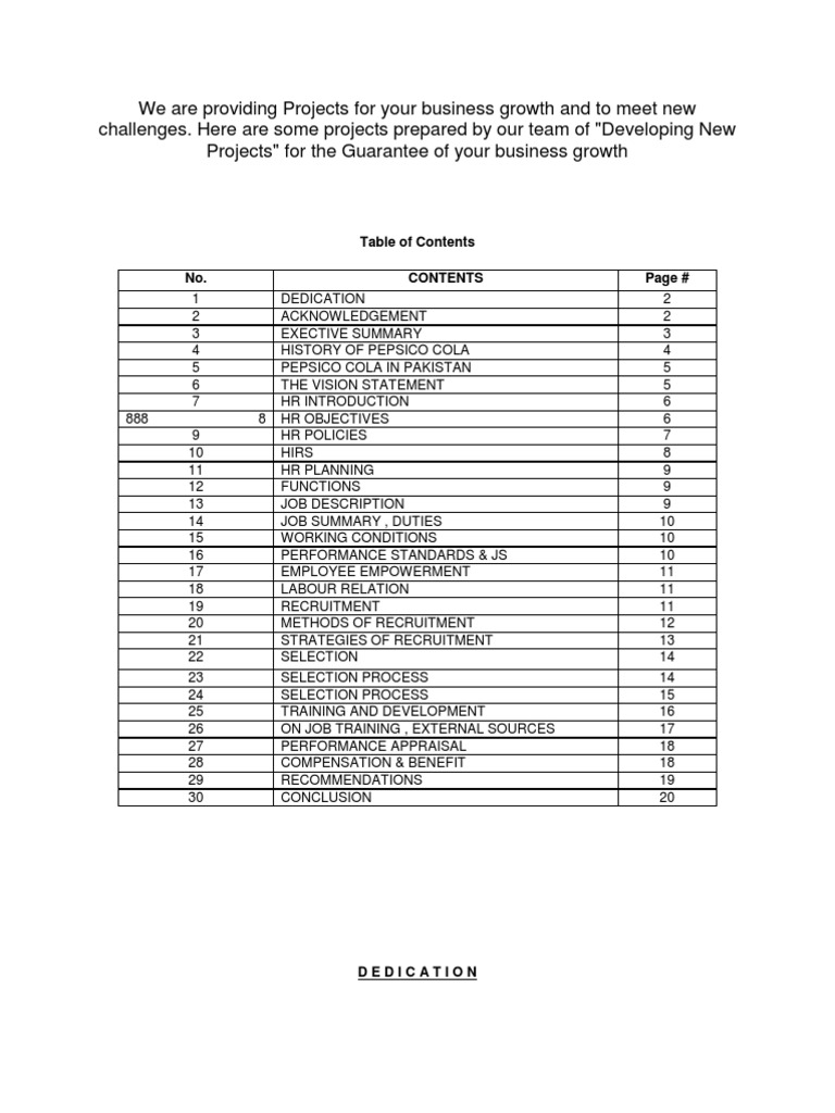 Pepsico PDF Recruitment Test (Assessment)