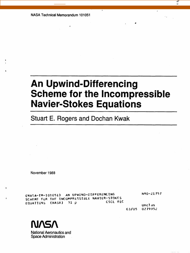 Upwind Differencing for Navier-Stokes | PDF | Eigenvalues And ...