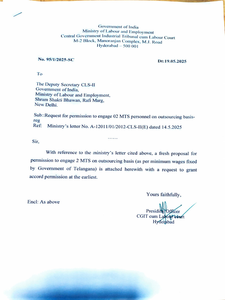 MTS Outsourcing Request Approval | PDF | Government