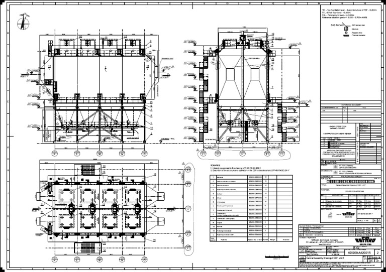 General Assembly Drawing of ESP Unit 1 | PDF | Insulators | Materials