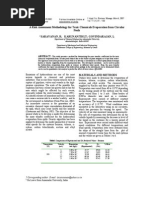 Risk Assesment Methology For Toxic Chemicals Evaporation