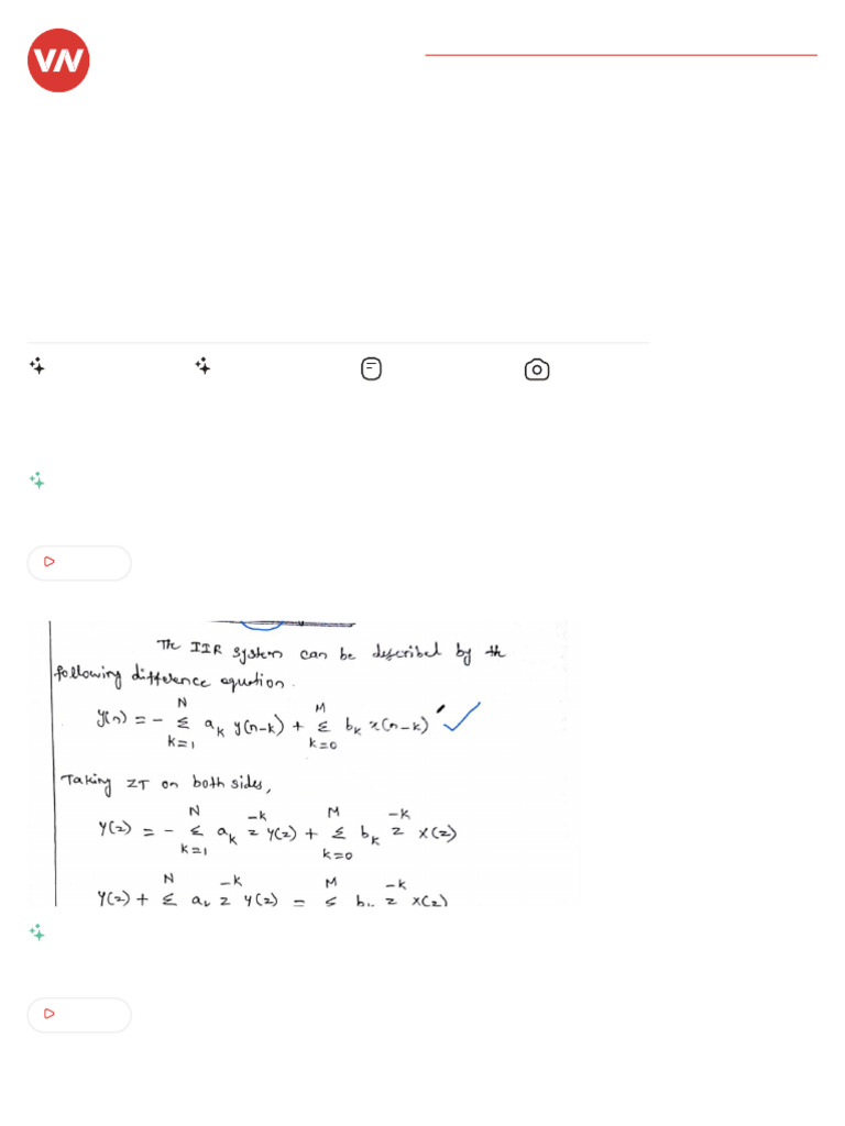 Realization of IIR System - Realization of Digital System - Direct Form ...
