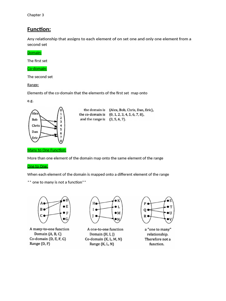 Chapter 3 Function Pdf