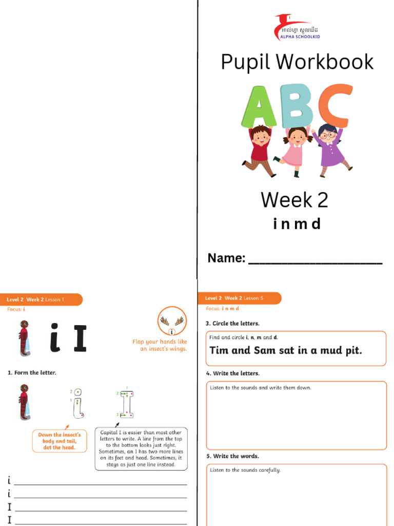Phonics Week 2 | PDF