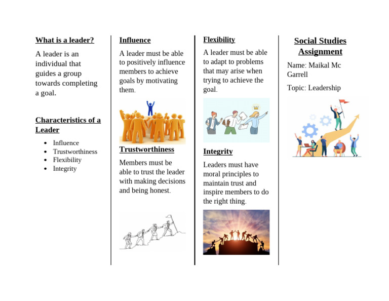 Social Studies Brochure | PDF