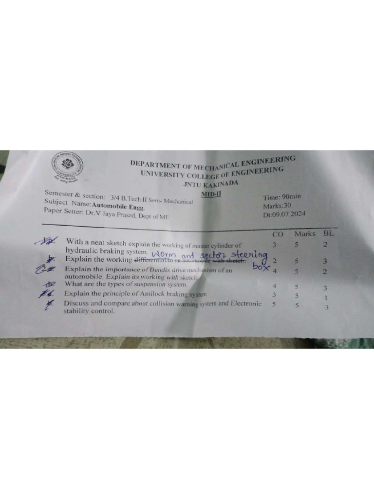 AE Mid Paper | PDF