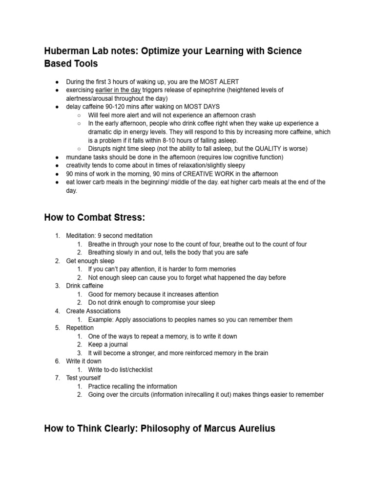 Helpful Information For Life | PDF | Sleep | Memory