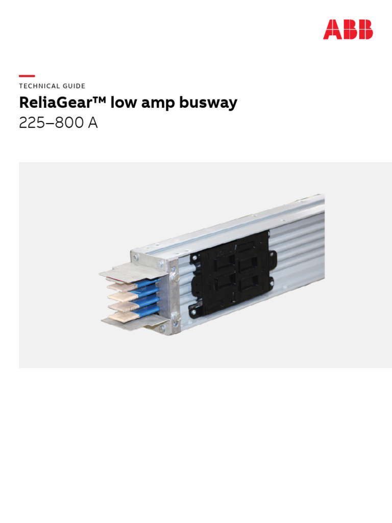 ReliaGear Low Amp Busway Guide | PDF | Fuse (Electrical) | Electrical ...