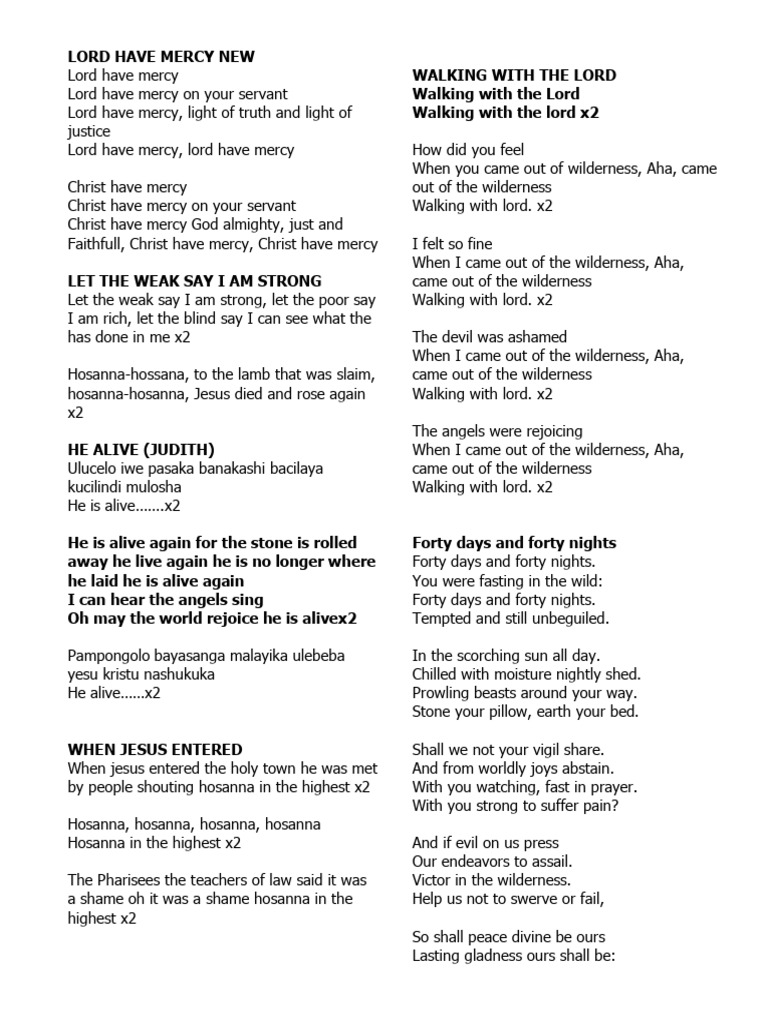 Worship Songs and Hymns Collection | PDF | Glory (Religion) | Jesus