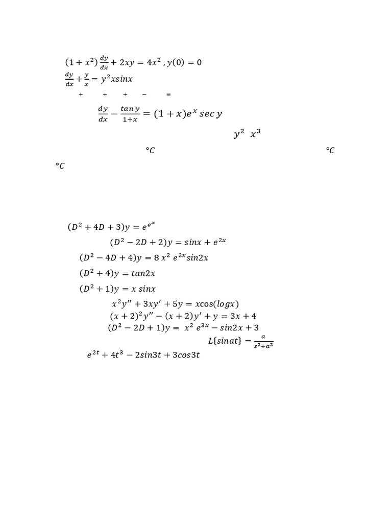 ODEVC - MID-I Question Bank - 2025 | PDF | Nonlinear System | Mathematics