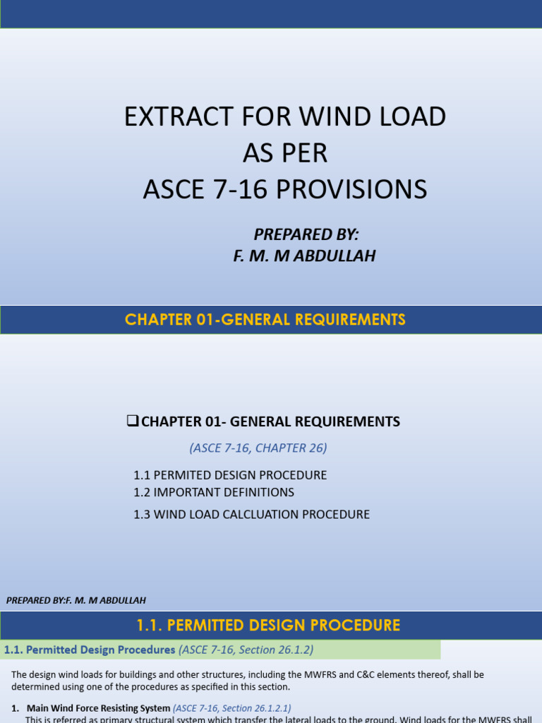 ASCE 7-16 Wind Load Calculation Guide | PDF | Wound | Wind Speed