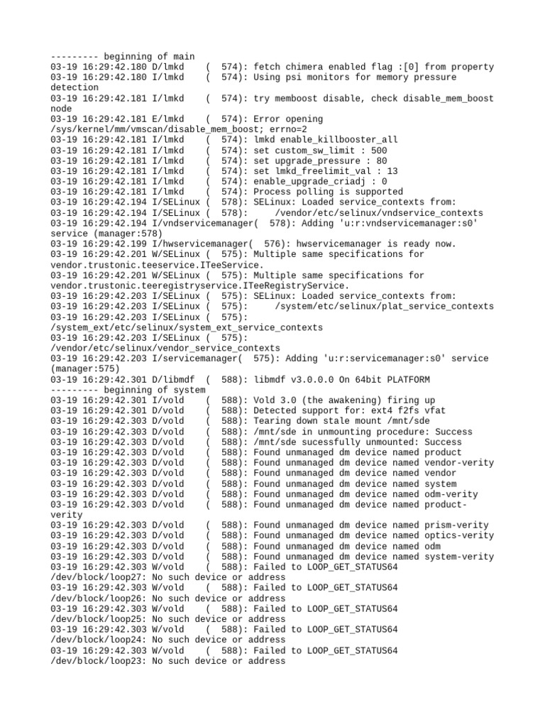 Logcat CSC Compare Log | PDF | Utility Software | Computing