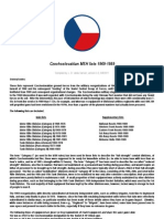 Czechoslovakian MSH Lists 1969-1989: Compiled by L. D. Ueda-Sarson Version 3.2 9/9/2011