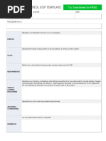 Document Version Control Template | PDF