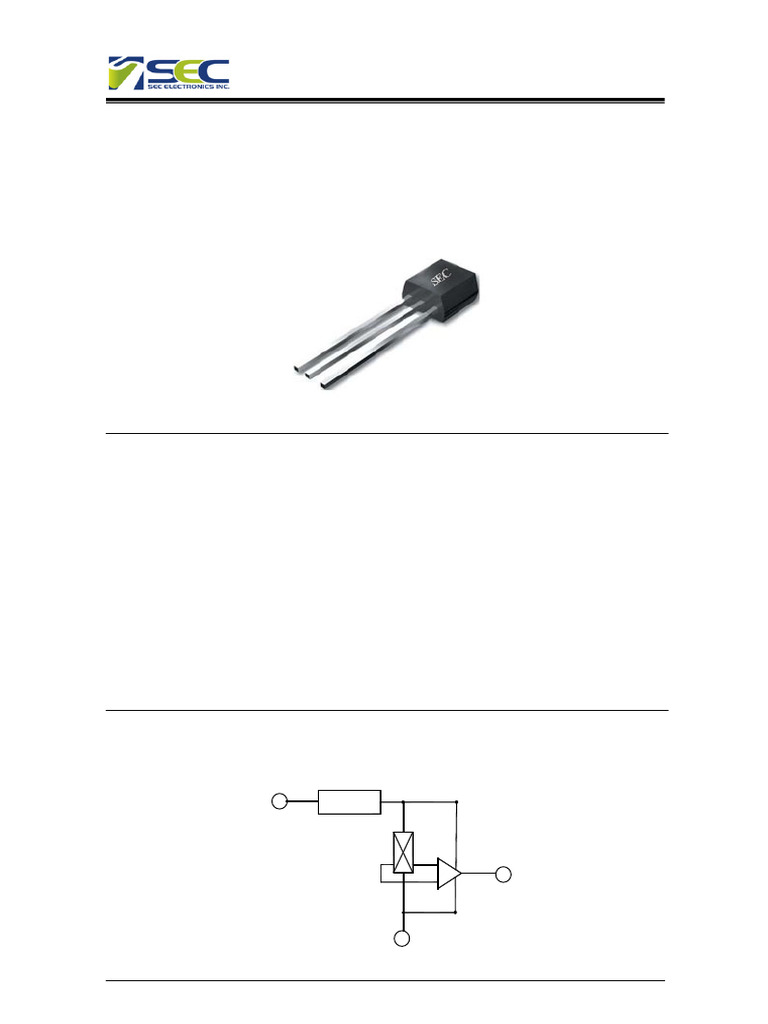 Linear Hall Sensor SS49E | PDF | Sensor | Manufactured Goods