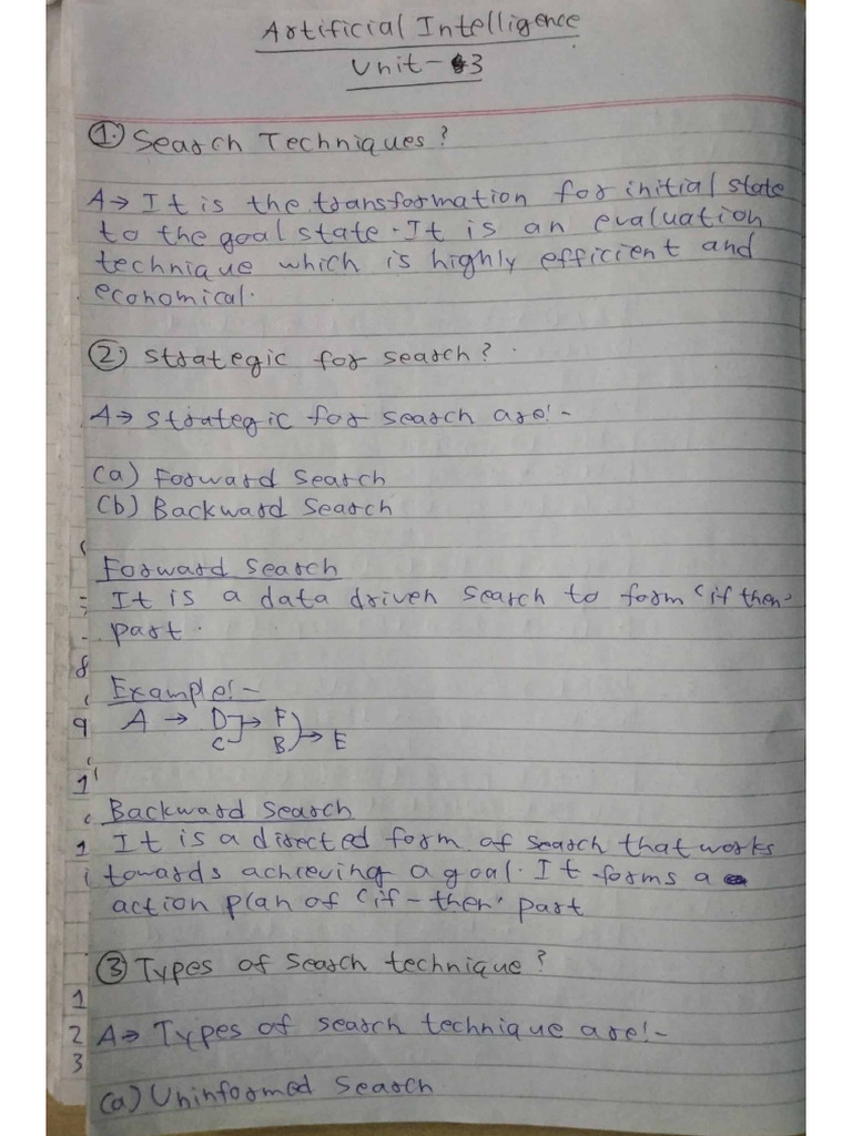 AI Unit - 3 Notes | PDF